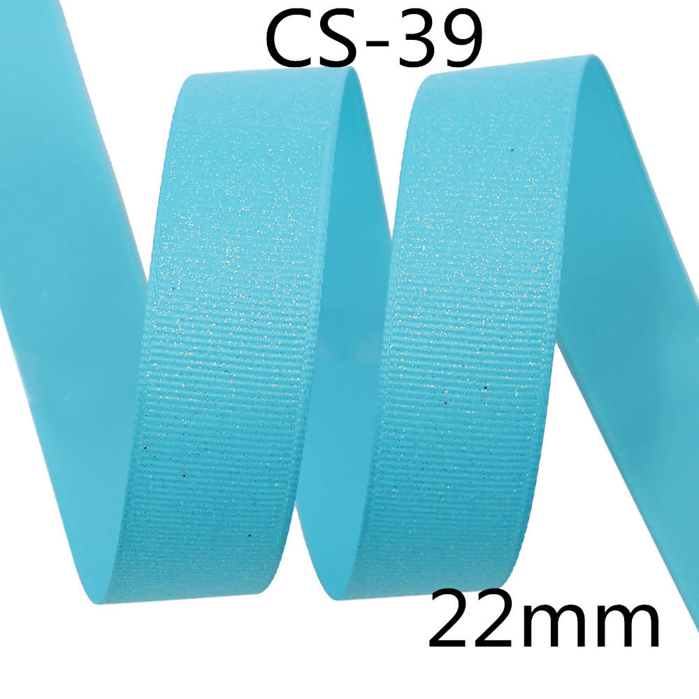 Sprinkle Colorful Glittering Powder Scene Decoration Gift Packaging Ribbed Band Silk Ribbon Webbing view 1