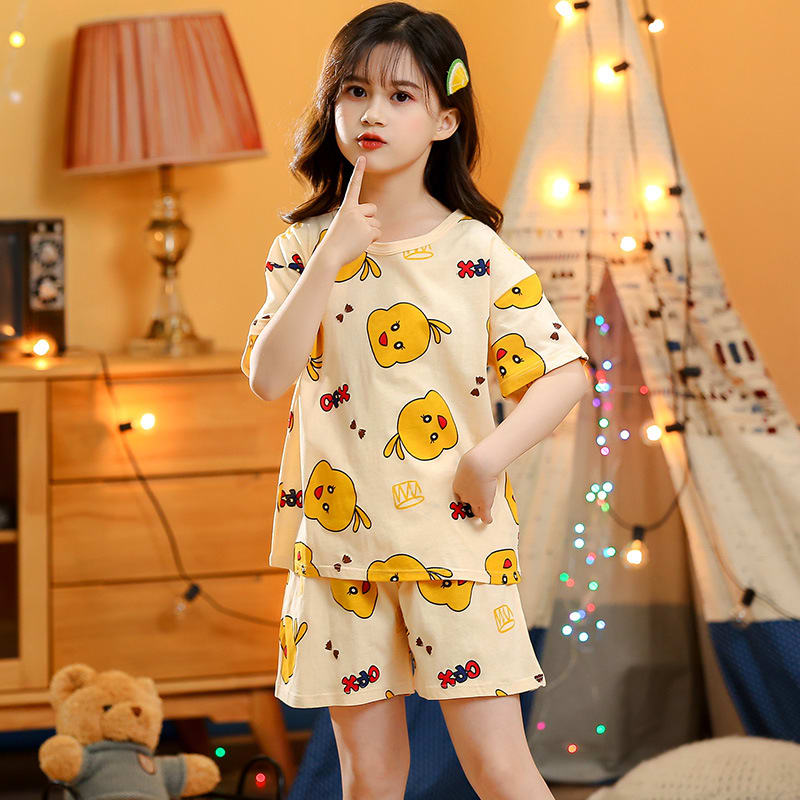 Children's Summer Short-sleeved Suit Homewear view 14