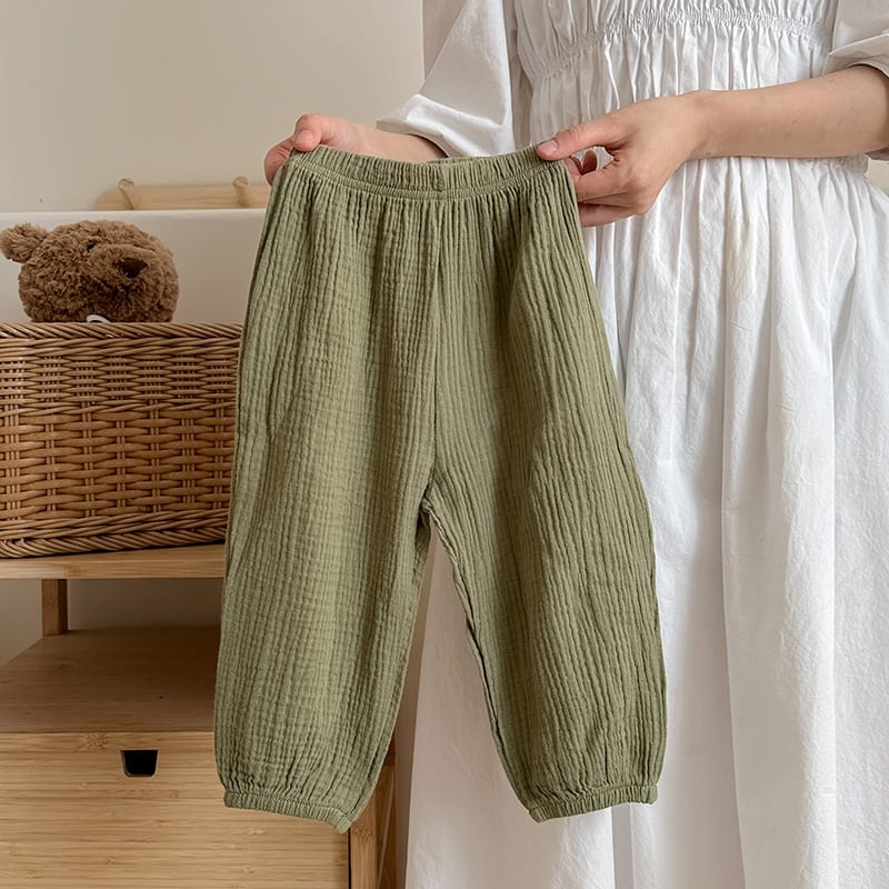 Thin Cotton Cloth Girls' Pajama Pants view 5