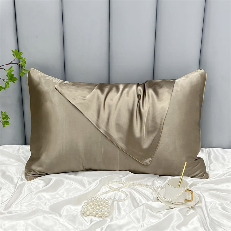 Double-sided Ice Silk Pillowcase Beauty Silk Pillowcase view 10
