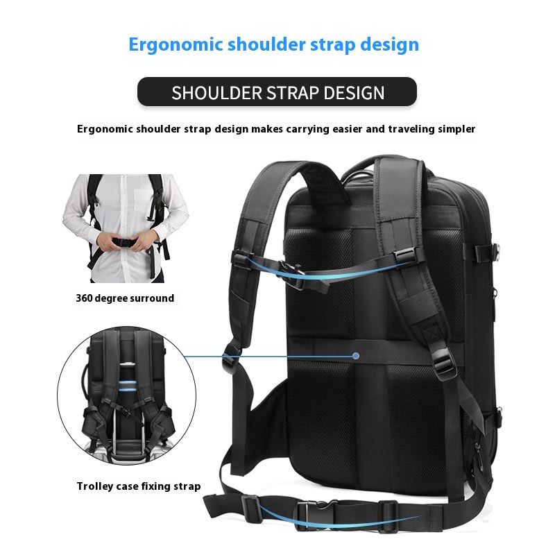 Large Capacity Multifunctional Men's Backpack view 9