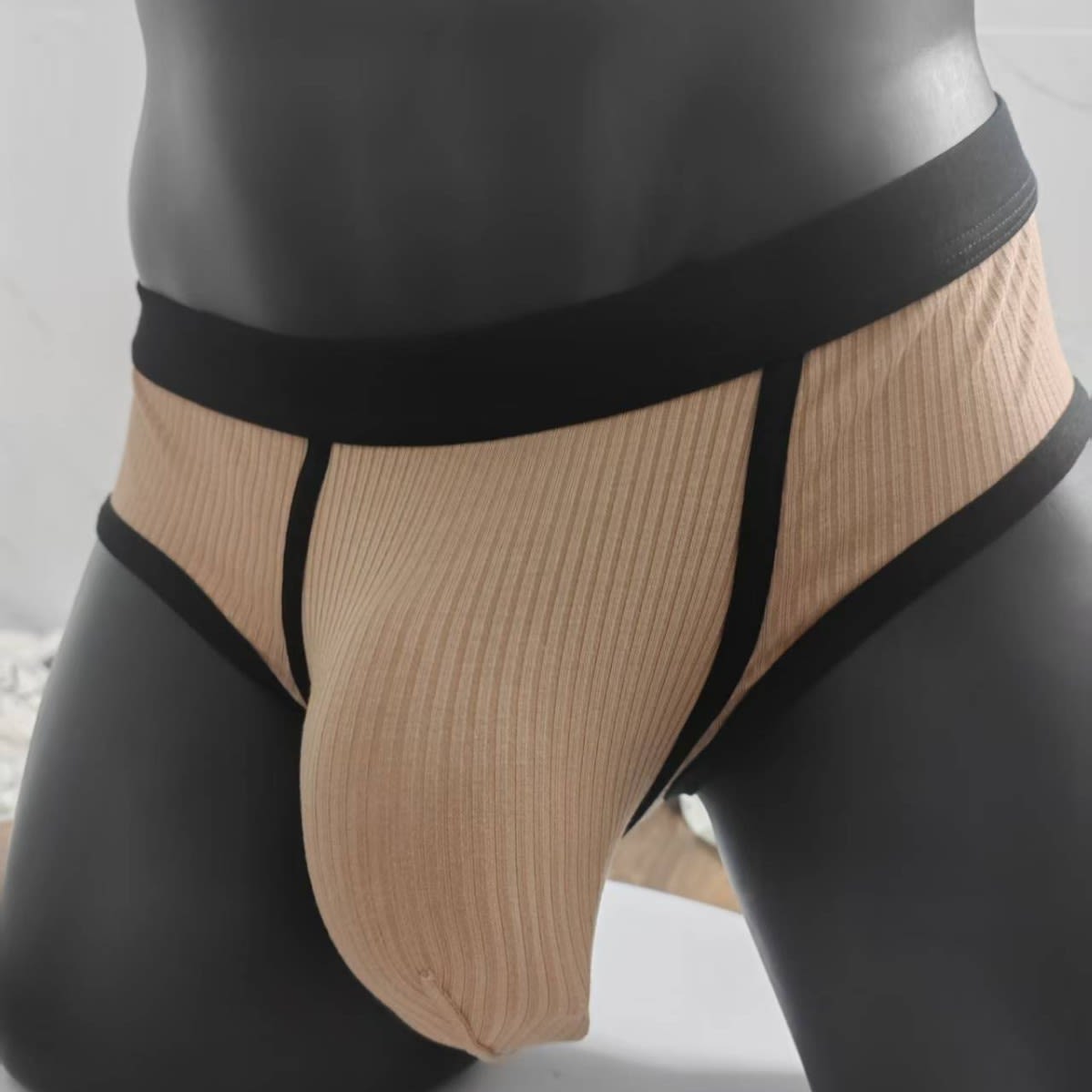 Men's Triangle Breathable U-shaped Big Bag Underwear