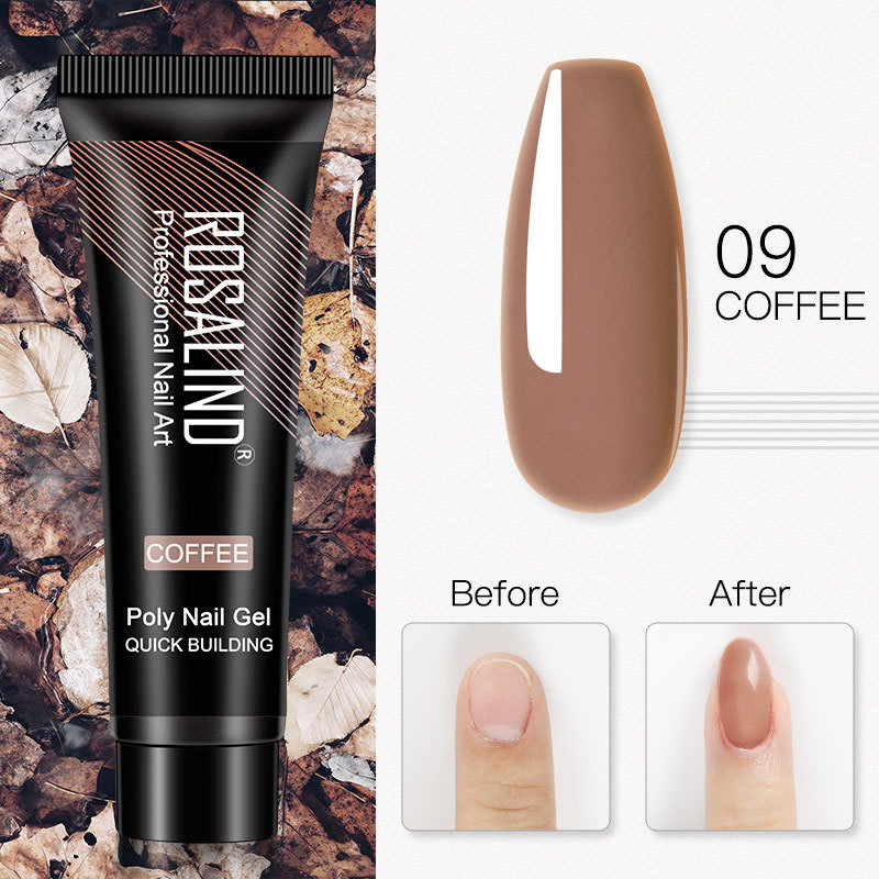 ROSALIND Manicure Extended Glue 15ml Crystal UV view 8