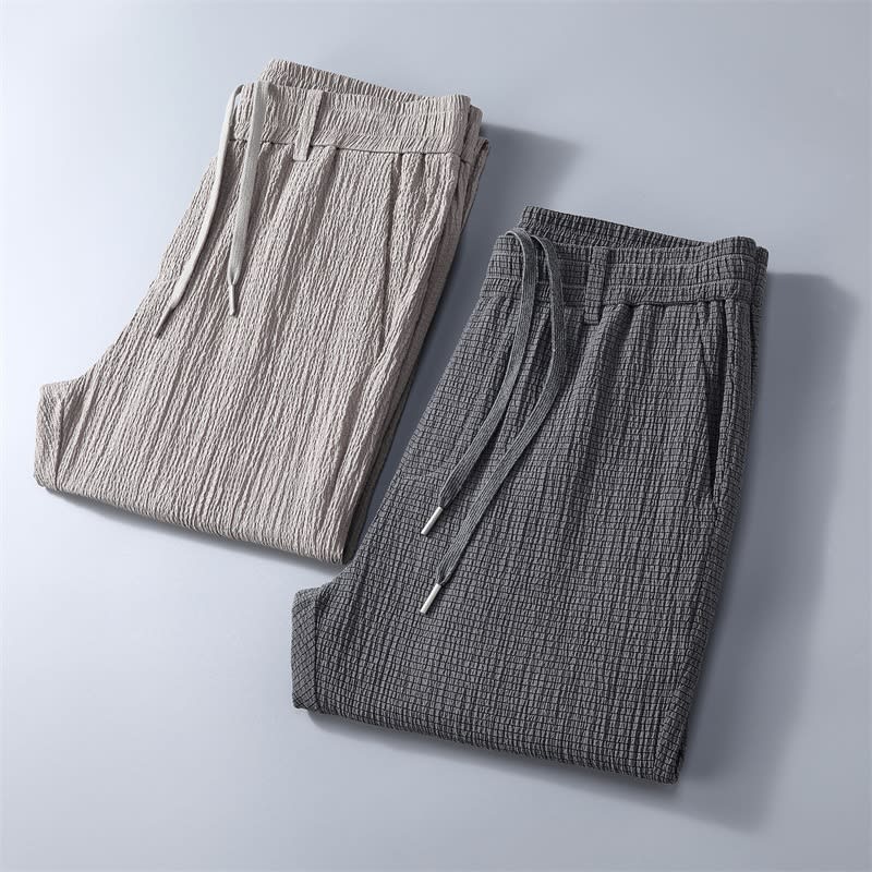 Stretch Waffle Ice Silk Ice Silk Casual Pants view 2