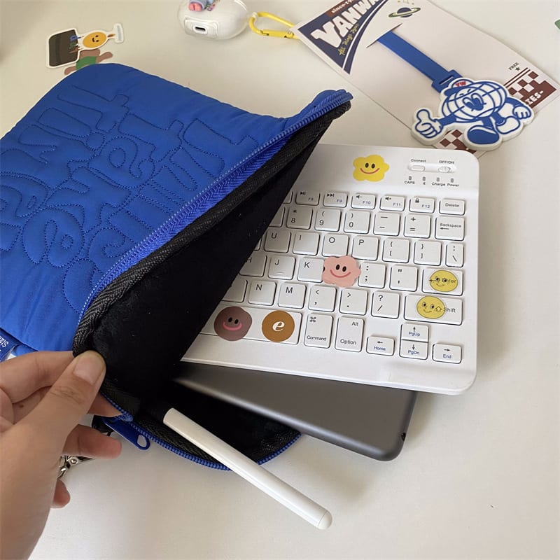 Embroidered Laptop Tablet Liner Storage Bag view 5