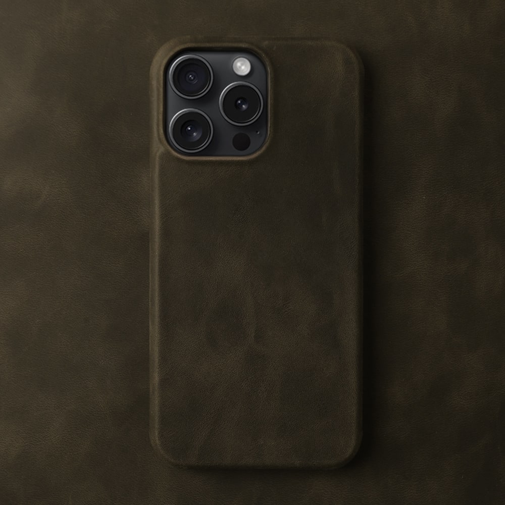 Applicable Crazy Horse Pattern Leather Phone Case view 2