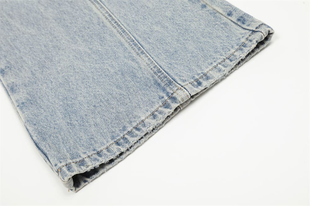 Punk Overalls Denim Trousers Men's Fashion Brand Stitching view 19