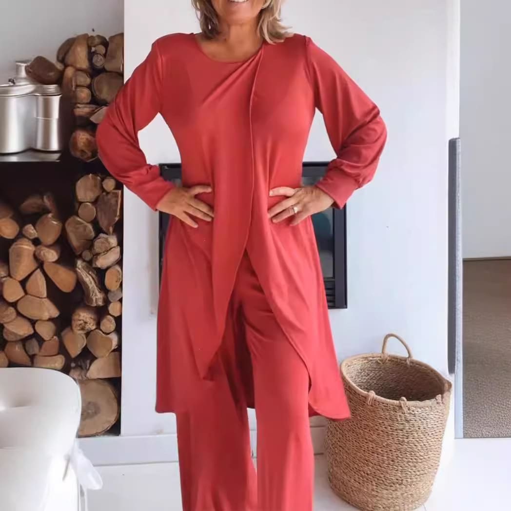 European And American Fashion Women's Wear Zigong NI Top And Trousers Suit view 12