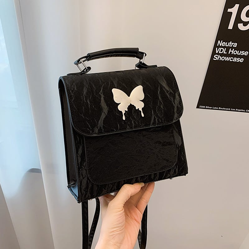 Butterfly Handbag Shoulder Casual Small Square Bag view 6