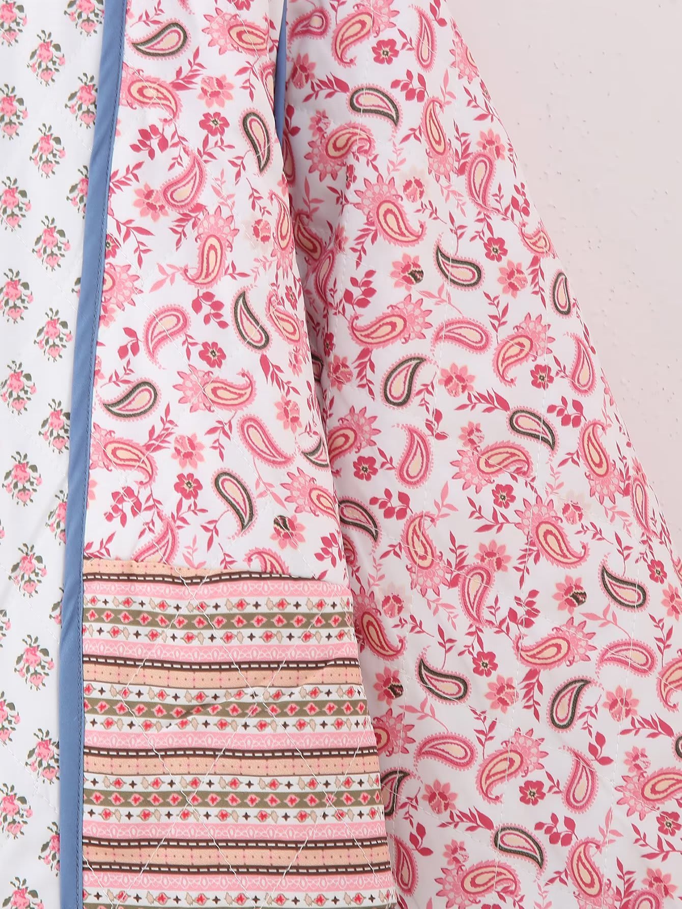 European And American Style Double-sided Quilted Jacket view 7