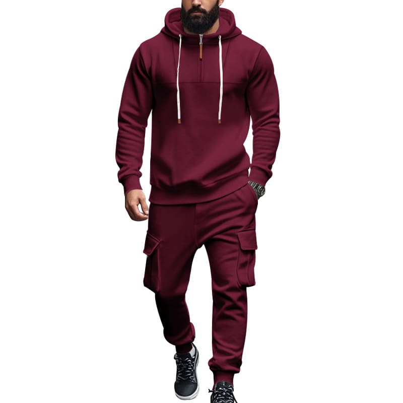 Autumn And Winter American Heavy Hooded Sweater view 5