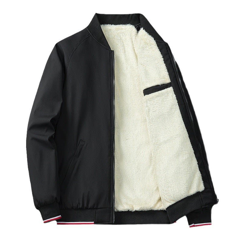Men's Casual Business Baseball Uniform Fashion All-match One-piece Sleeve view 4