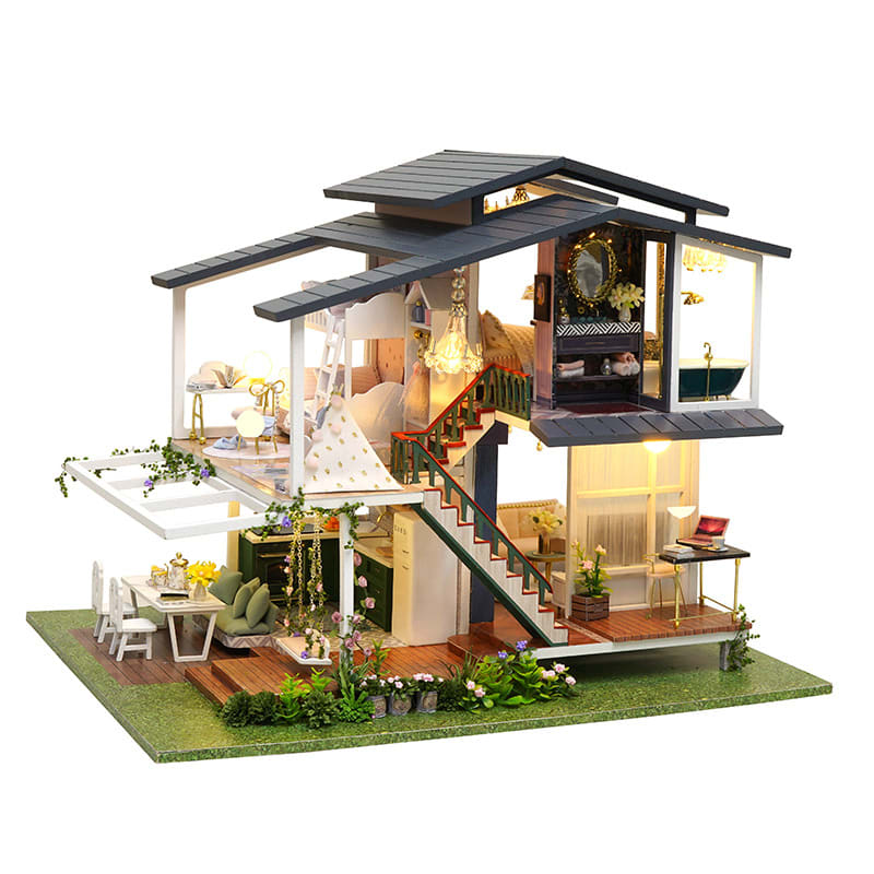 Cute Room New NYE Garden Toy Building Model view 5