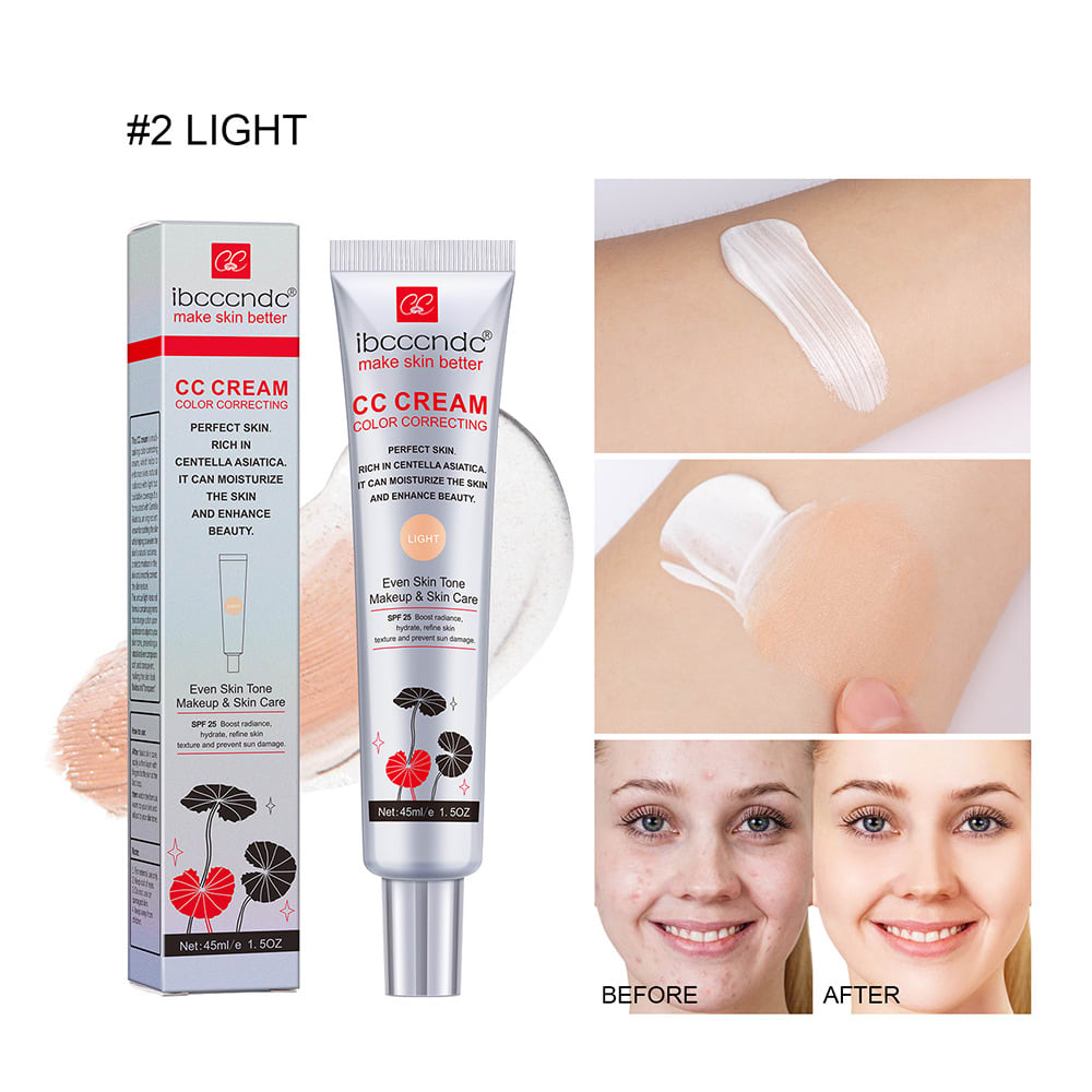 Moisturizing Correcting CC Cream Waterproof Anti-sweat Makeup Before Concealer Lasting Women Makeup Protect Skin Erborian Make view 3
