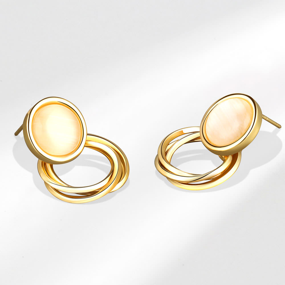 Niche Female Earrings Geometry view 2