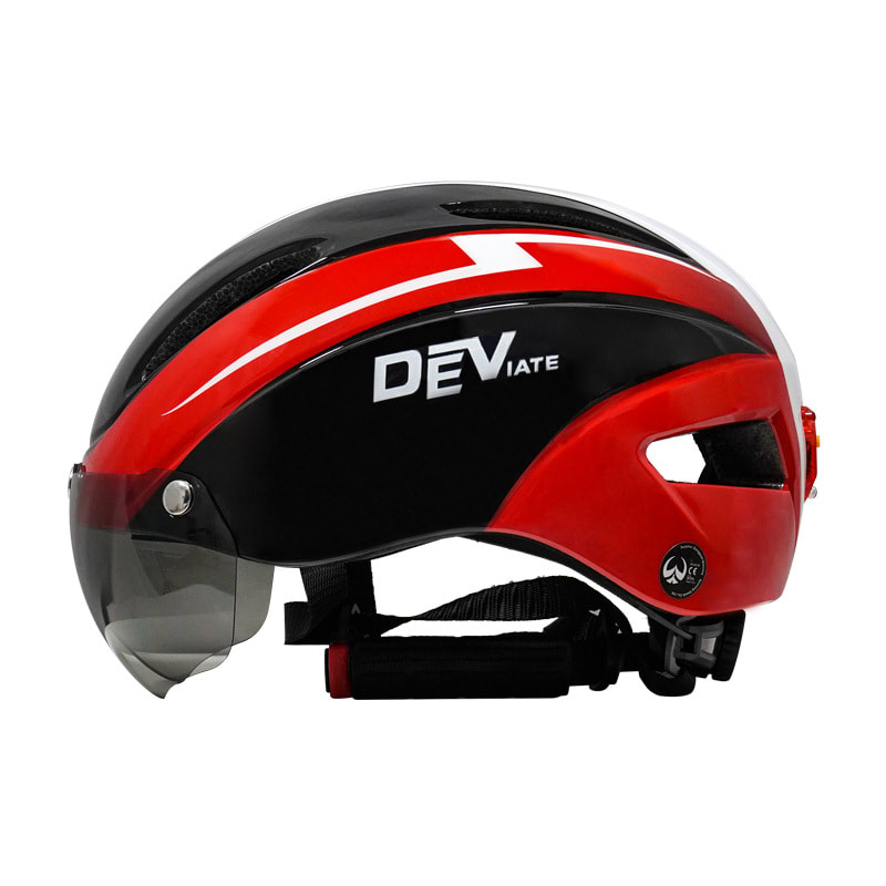 Bicycle Helmet Riding Helmet Sports Helmet Goggles Riding Helmet Restraint Taillight view 16