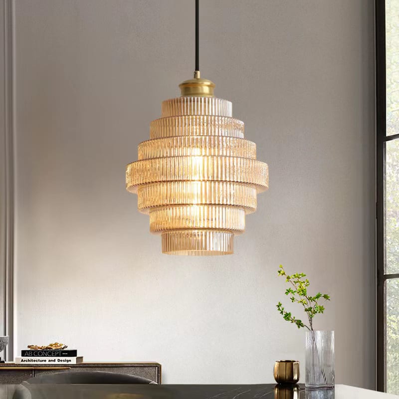 Modern Light Luxury Simple Ancient Bar Clothing Store Hallway Corridor Small Droplight view 5