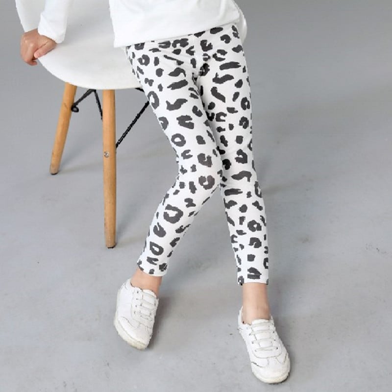 Leggings Modal Cropped Pants Outer Wear Girls' Stretch Tights Classical view 2