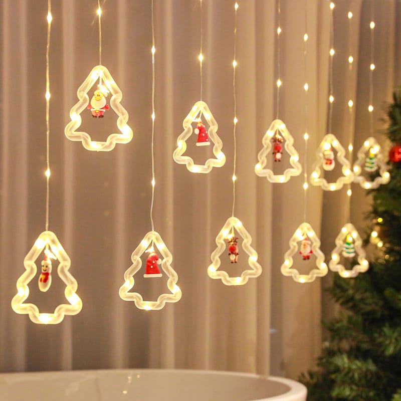 Christmas Curtain Lighting Chain Decoration view 27