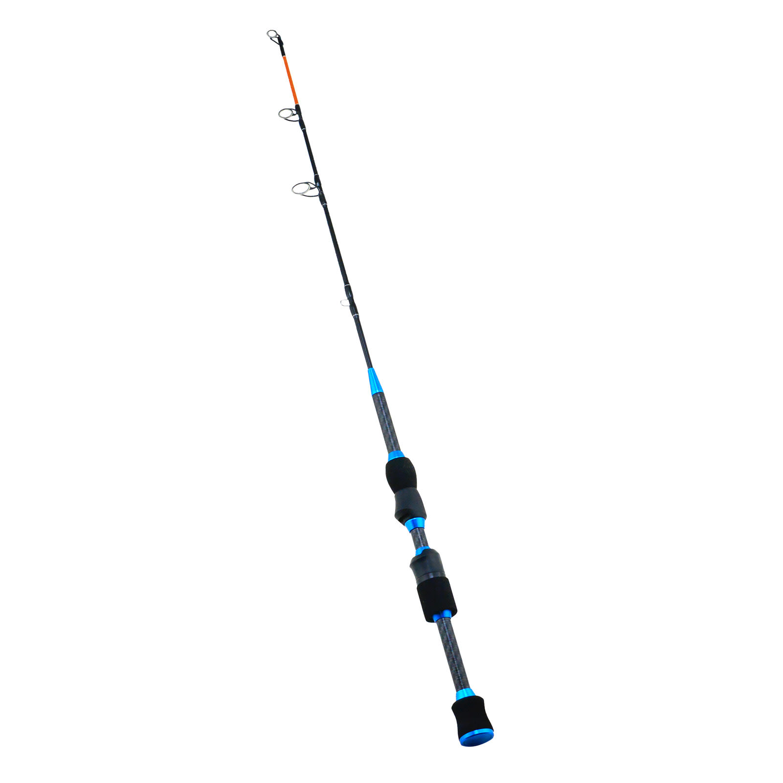 Two-section Plug-in Winter Carbon Fishing Rod Small Lure Portable Boat Fishing Winter Fishing