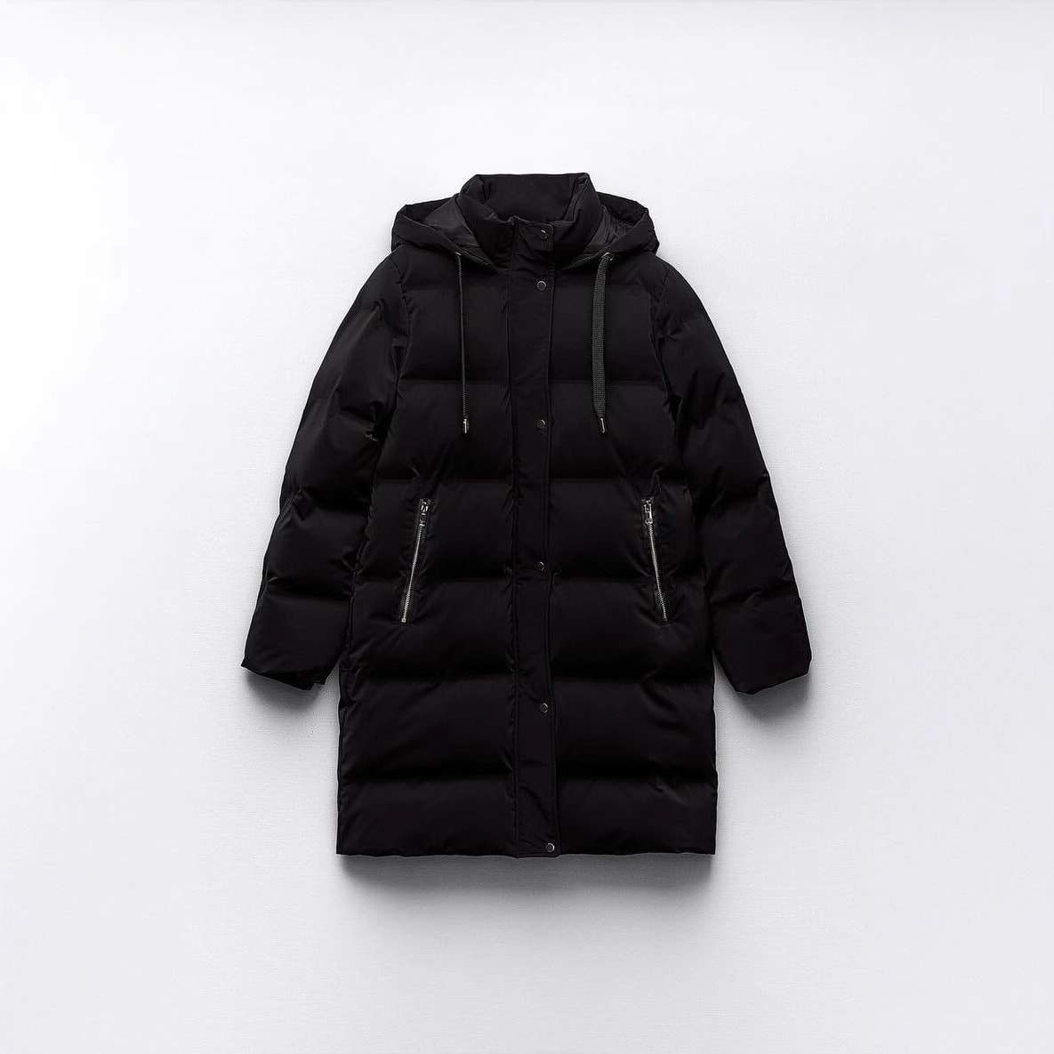Cotton Jacket Hooded Slim Fit Slimming And Warm Long Bread Coat view 4
