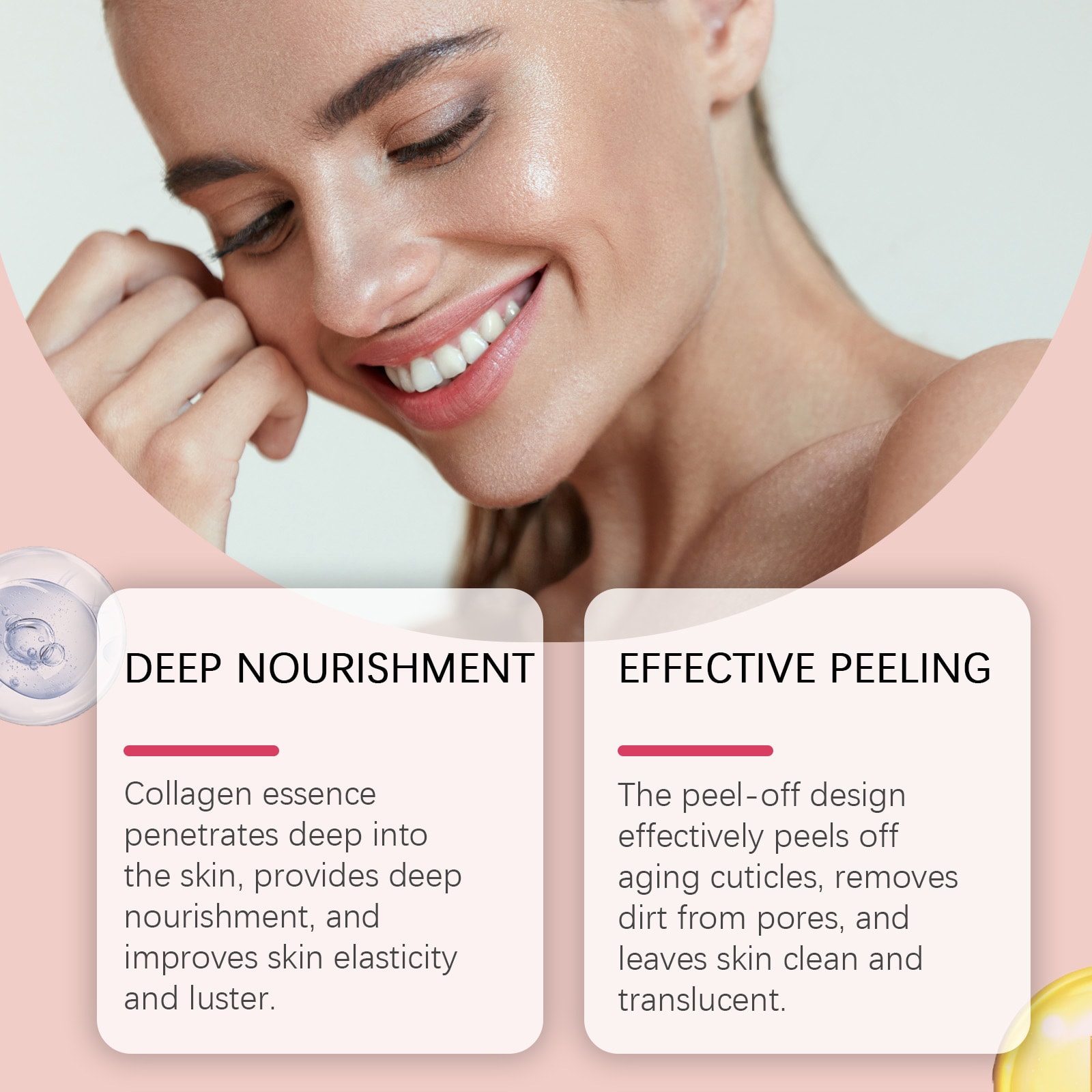 Collagen Tearing Mask Cleansing Facial Moisturizing view 4