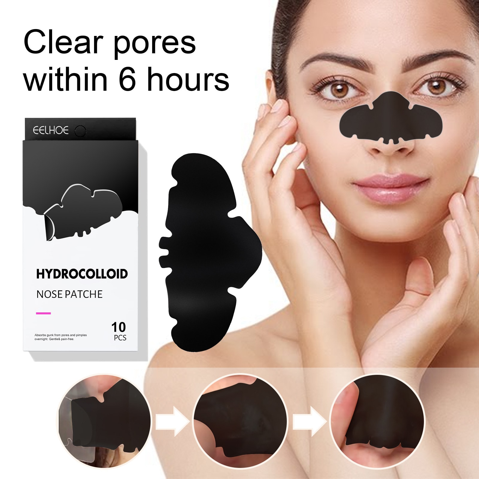 Pore Cleaning Tear And Pull Cleaning Blackhead Removing Strip view 6