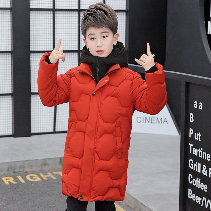 Winter New Boy's Quilted Cotton Coat Warm view 6