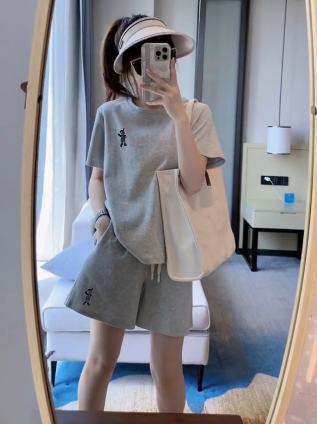 Women's Short-sleeved Clothes And Shorts Casual Running Clothes Two-piece Set view 17