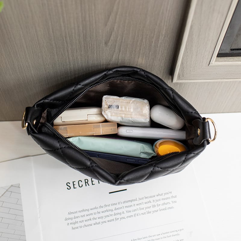 Small Messenger Bag For Women Trend Lingge Embroidery Female Shoulder Bags Fashion Chain Ladies Crossbody Purse view 7