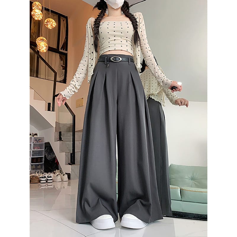 Women's Korean-style Loose Design Suit Pants Casual Pants view 3