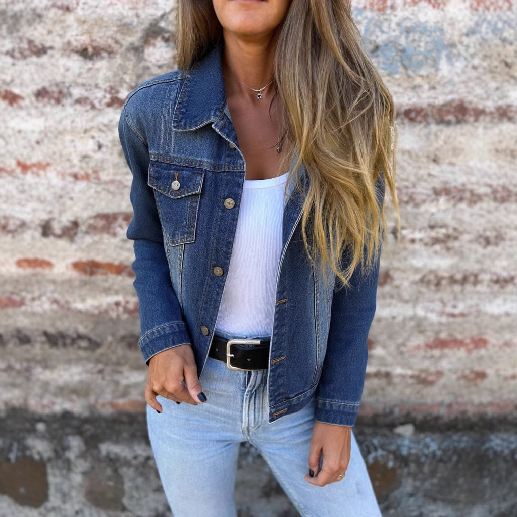 European And American Spring And Summer New Denim Jacket Coat Top Clothes view 3