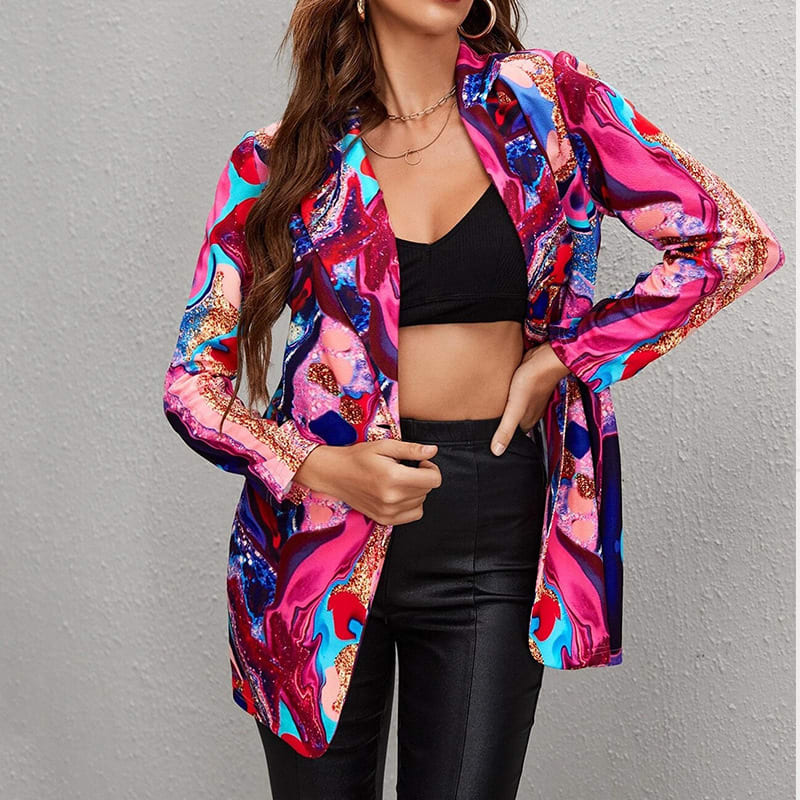 European And American Style Colorful Series Fashion High Sense Spring And Autumn New Casual Suit view 6