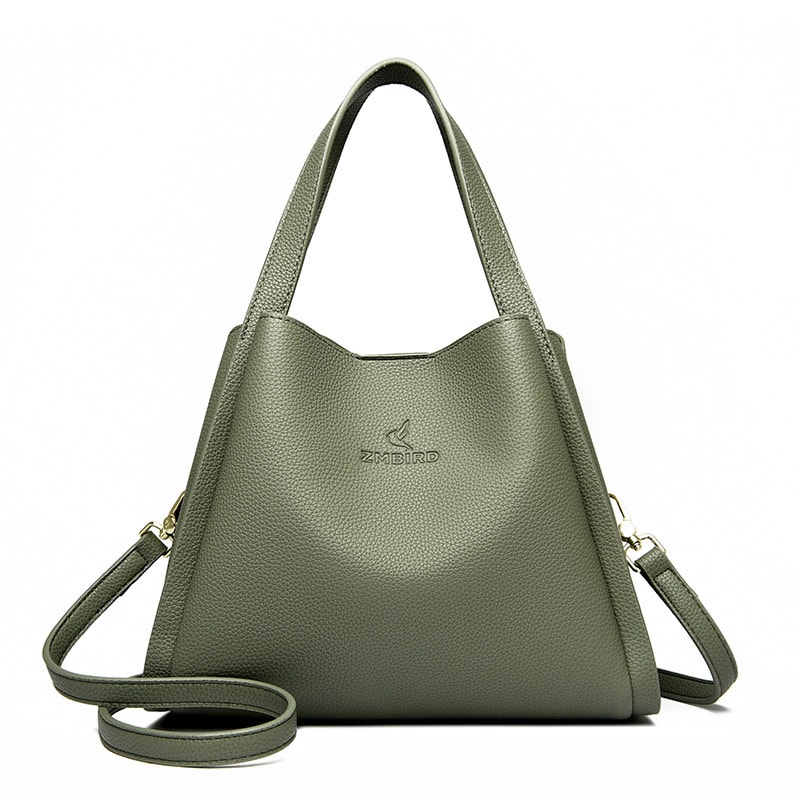 Popular Idle Style Vegetable Pocket Quality Leather Pattern Commuter Women's Elegant Underarm Bag view 5