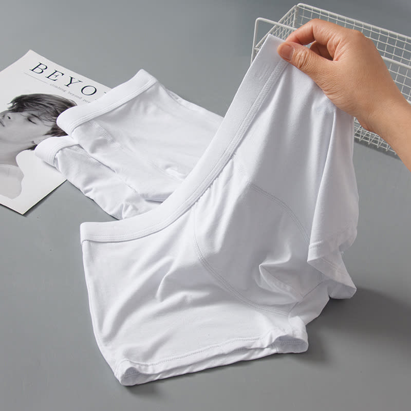 Light-colored Youth White Underwear Men's Boxer view 5