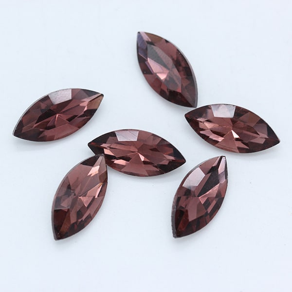Horse Eye Crystal Pointed Glass Silver Bottom Loose Diamond view 20