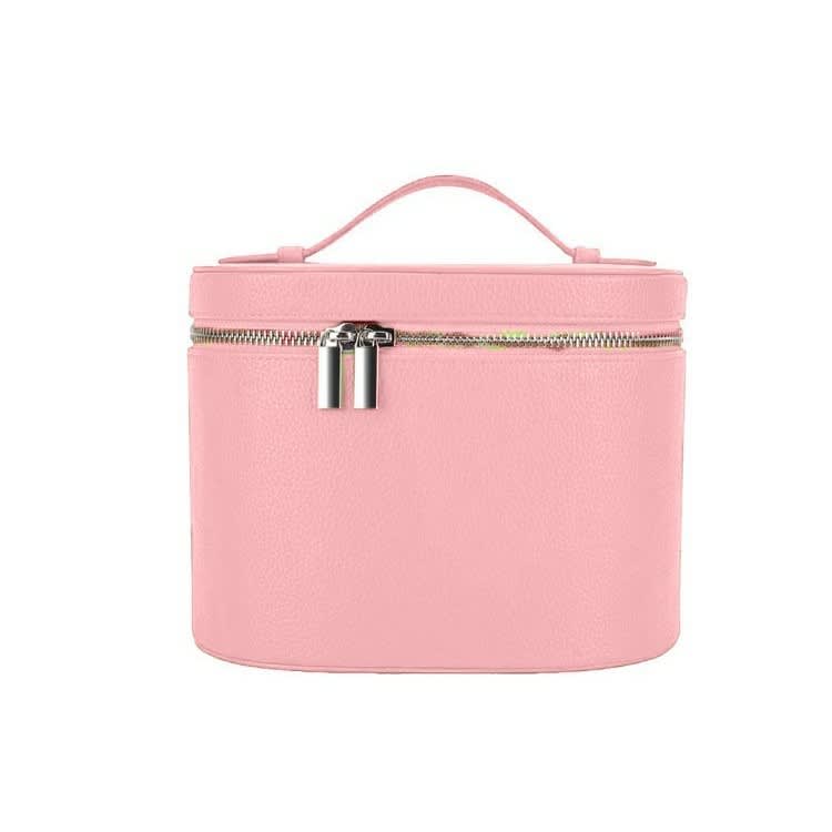 Elastic Band Leather Cosmetic Bag Large Capacity view 4