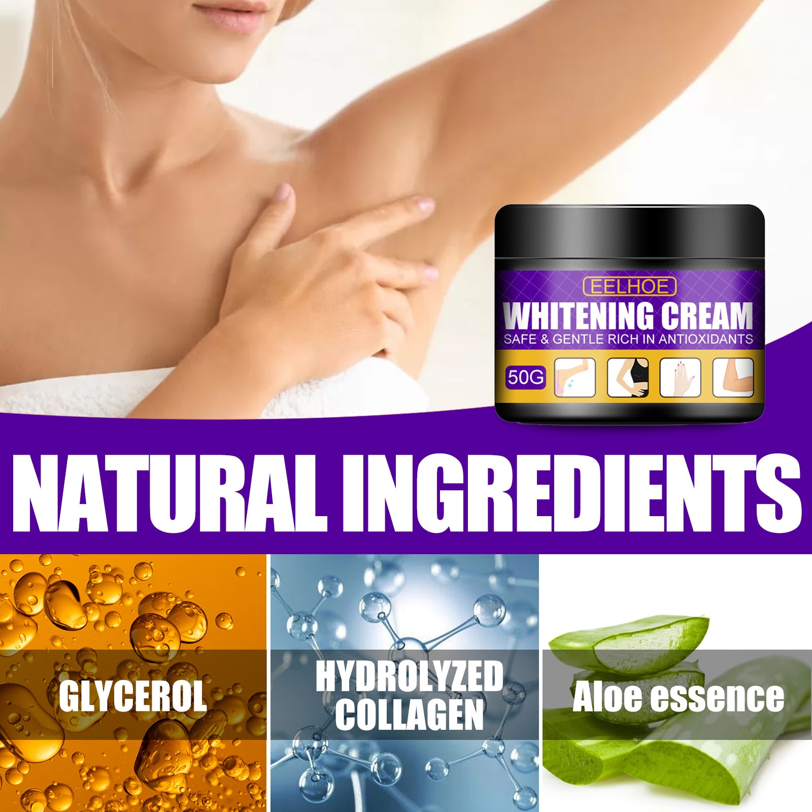 Brightening And Brightening Skin Color Fading Melanin Moisturizing Cream view 4