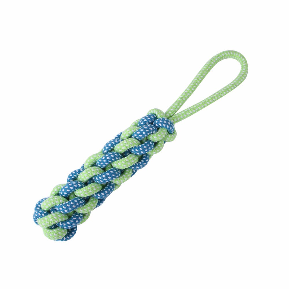 Outdoor Funny Dog Toy Stainless Steel Spring Suspension Cotton String Households Outdoor Toy Training view 20