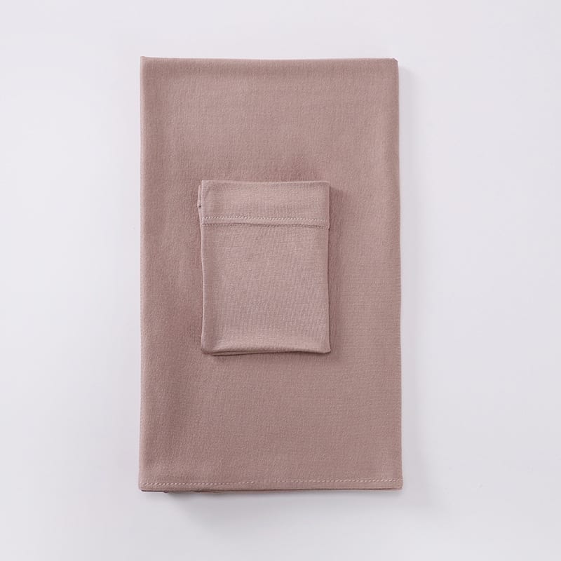 Women's Minimalist Modal Bottom Hat Integrated Scarf view 18