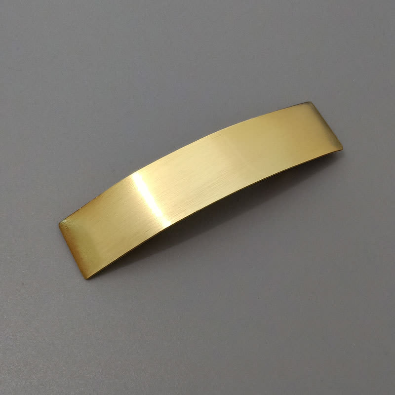 Brushed Metal Barrettes European American Simple Versatile Temperament Ins Fashion Normcore Style Ponytail Clip view 8