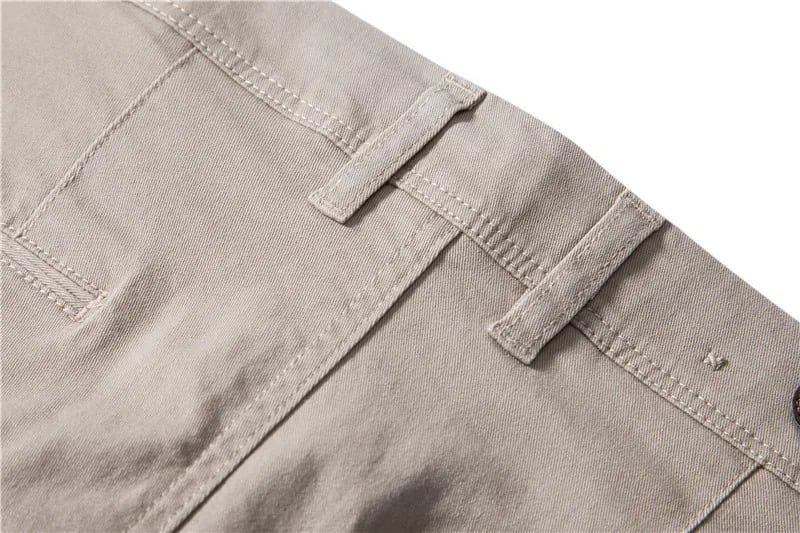 Men's Breathable Business Thickened Cotton Casual Pants view 32