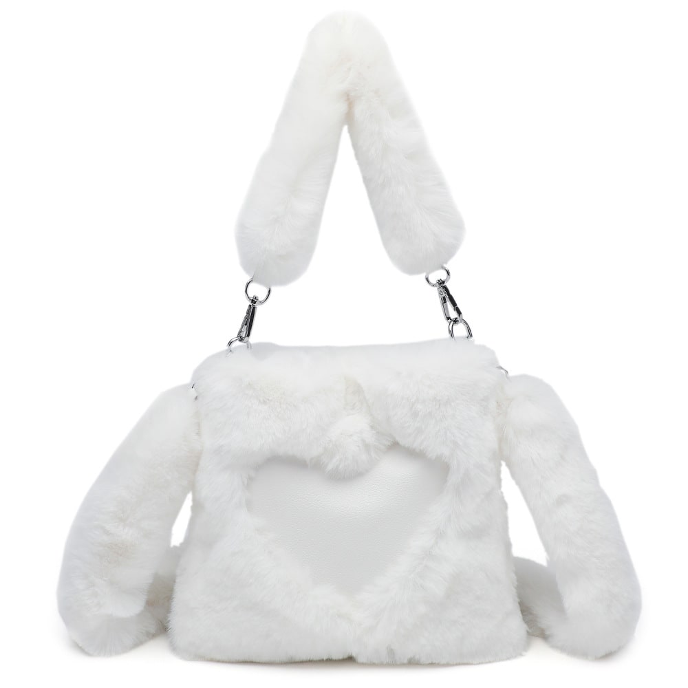 Women Fluffy Shoulder Bag Top-handle Bag Female Autumn Winter Handbag Plush Tote Girls Fashion Shopping Bags Handbags For Women view 7