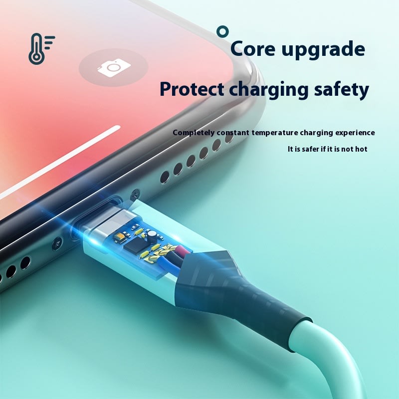 Liquid Flexible Glue With Light Mobile Phone Charging Fast Charge Data Cable view 5