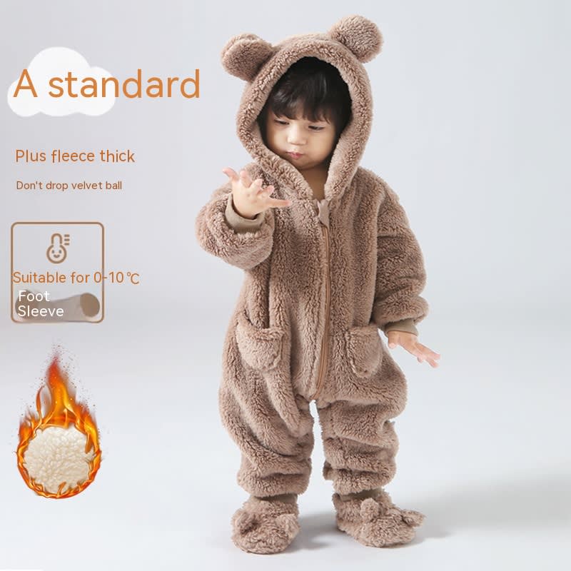 Lambswool Baby Jumpsuit Outer Wear view 7