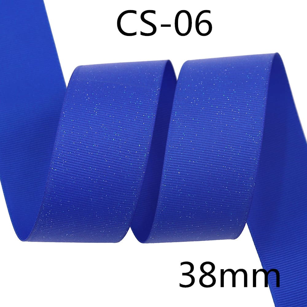 Sprinkle Colorful Glittering Powder Scene Decoration Gift Packaging Ribbed Band Silk Ribbon Webbing view 10