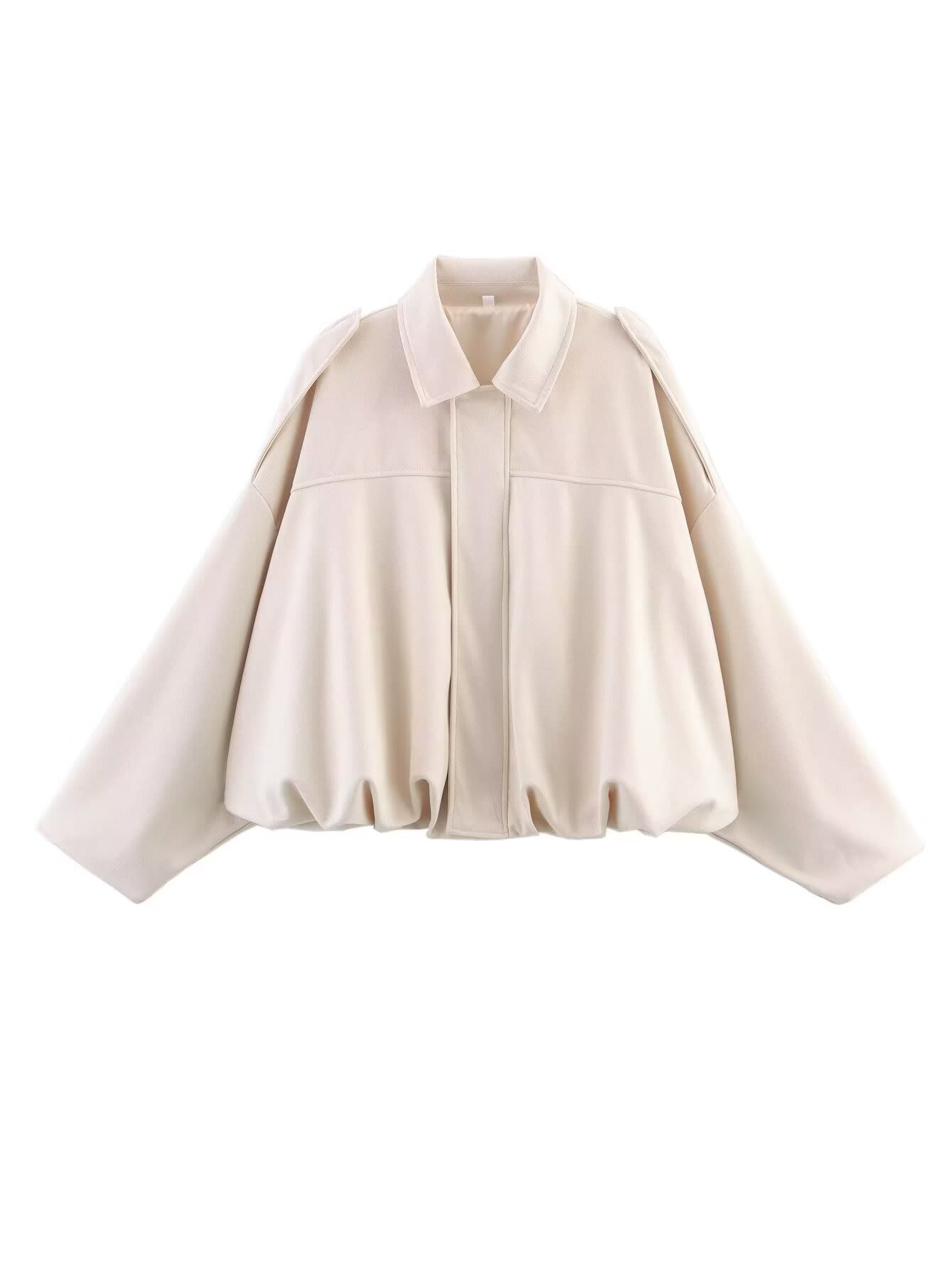 Faux Suede Texture Pilot Jacket - Men's Casual Zip Up Coat with Soft Touch Finish for Daily Wear view 16