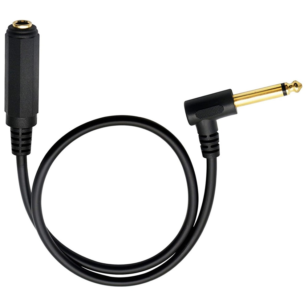 Microphone Audio Male To Female Mono Elbow Audio Cable view 2