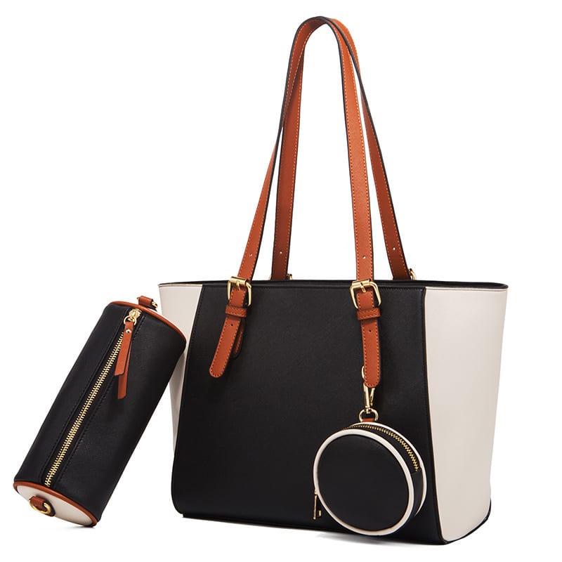 Fashion Large Capacity Three-in-one Saffiano Bag Portable Simplicity view 4