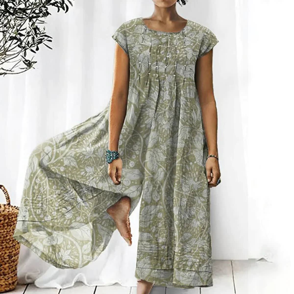 Printed Loose Women's Wear Jumpsuit view 5